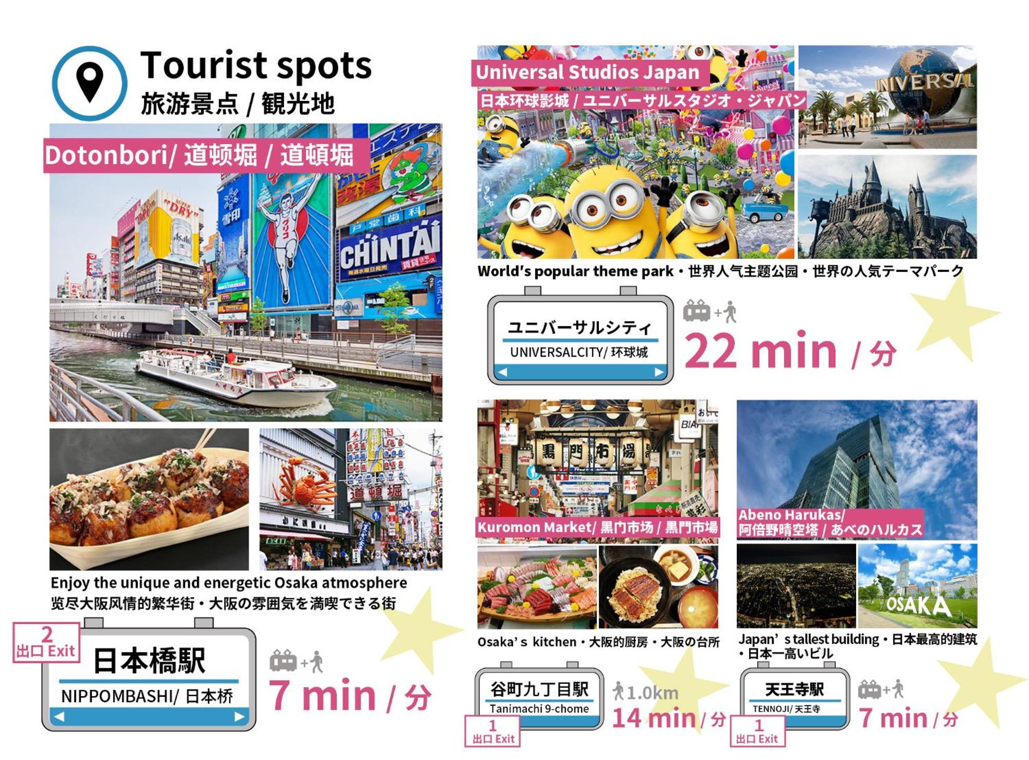 Bijou Suites Tohei Osaka Eksteriør billede